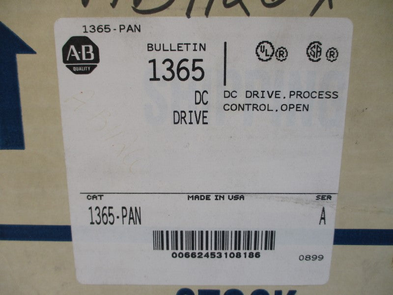 ALLEN BRADLEY 1365-PAN SER. A 115/230VAC 12.5A NSMP
