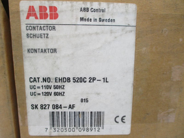 ABB EHDB520C2P-1L 110/120V 520A NSMP