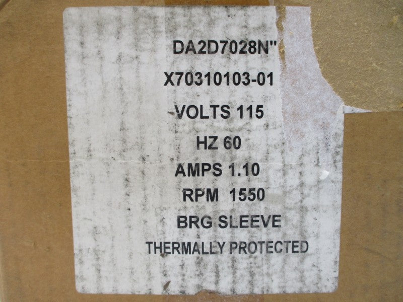 A.O.SMITH X70310103-01 115V 1.10A NSMP