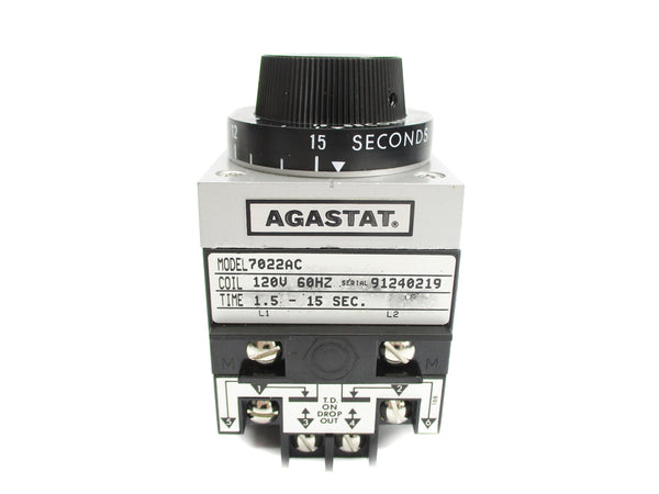 AGASTAT 7022AC 120V 1.5-15SEC NSNP