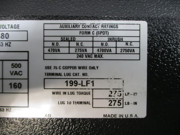 ALLEN BRADLEY 150-A240NBD SER. B 208-480VAC 10A NSNP