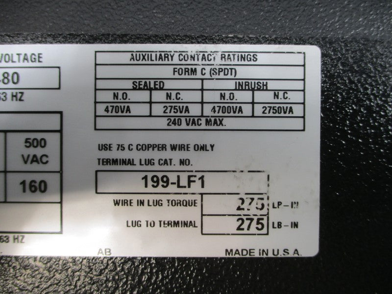 ALLEN BRADLEY 150-A240NBD SER. B 208-480VAC 10A NSNP