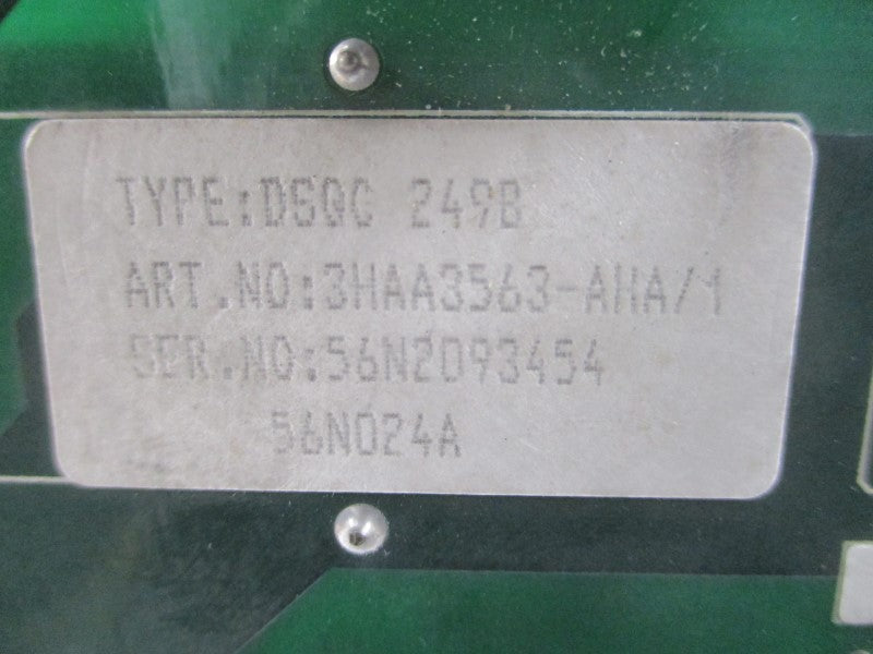 ABB DSQC249B 3HAA3563-AHA/1 UNMP