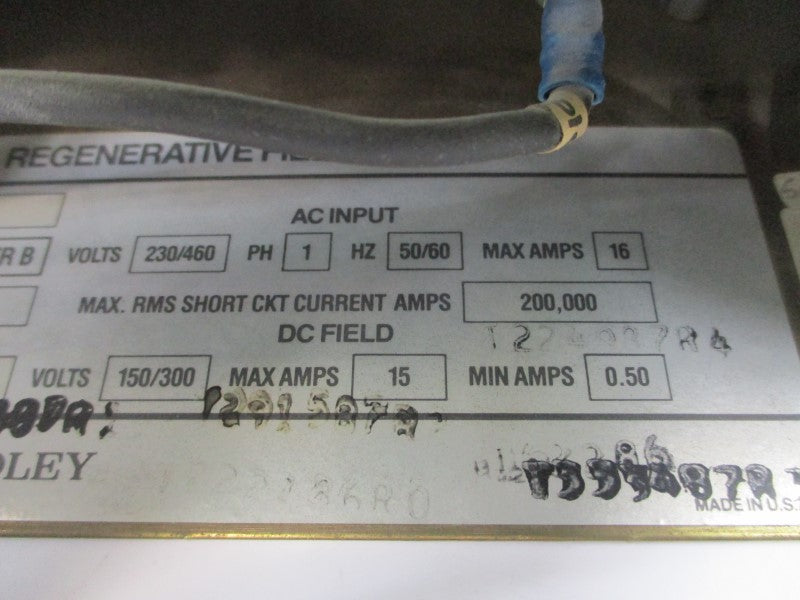 ALLEN BRADLEY 1370-RFS SER. B 230/460VAC 16A (AS PICTURED) UNMP