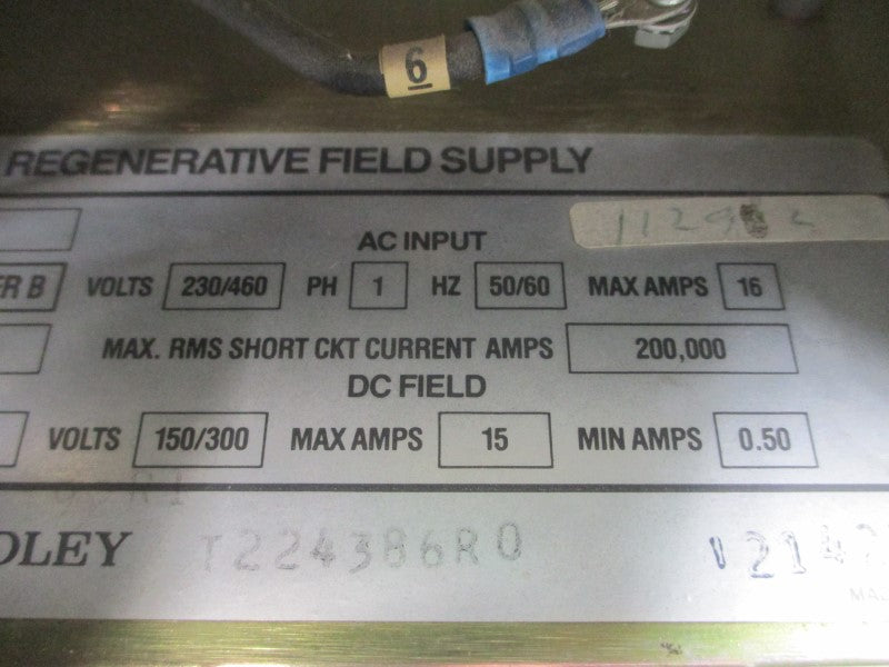 ALLEN BRADLEY 1370-RFS SER. B 230/460VAC 16A (AS PICTURED) UNMP