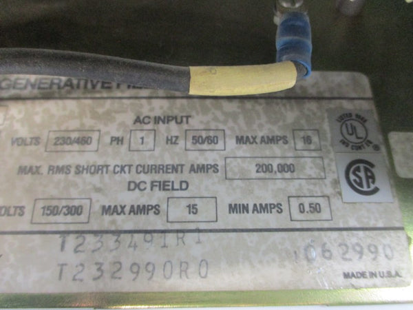 ALLEN BRADLEY 1370-RFS SER. C 230/460VAC 16A UNMP