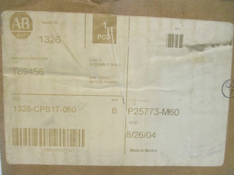 ALLEN BRADLEY 1326-CPB1T-060 SER. B NSMP