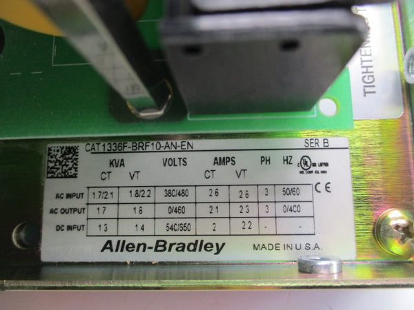 ALLEN BRADLEY 1336F-BRF10-AN-EN-L4 SER. B 380/480VAC 2.6/2.8A NSMP