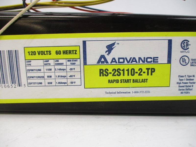 ADVANCE RS2S110TP 120V NSMP