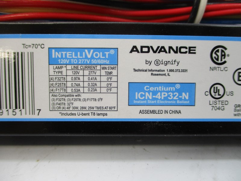 ADVANCE ICN-4P32-N 120-277V (PKG OF 10) NSMP