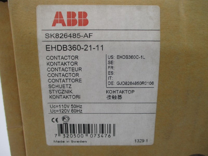 ABB SK826485-AF EHDB360-21-11 110/120V 360A NSMP