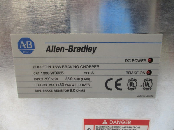 ALLEN BRADLEY 1336-WB035 SER. A 750VDC 35A UNMP