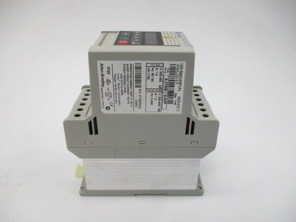 ALLEN BRADLEY 160-BA01NSF1P1 SER. C F/W 7.06 380-460VAC 1.4A NSMP
