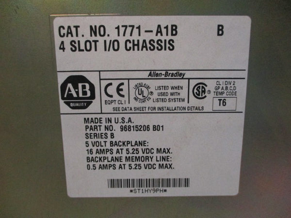 ALLEN BRADLEY 1771-A1B SER. B 5.25VDC 16A NSNP