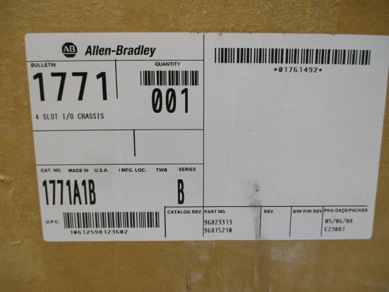 ALLEN BRADLEY 1771-A1B SER. B 5.25VDC 16A REMAN