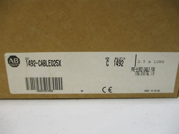 ALLEN BRADLEY 1492-CABLE025X SER. C (BR/WH) NSMP