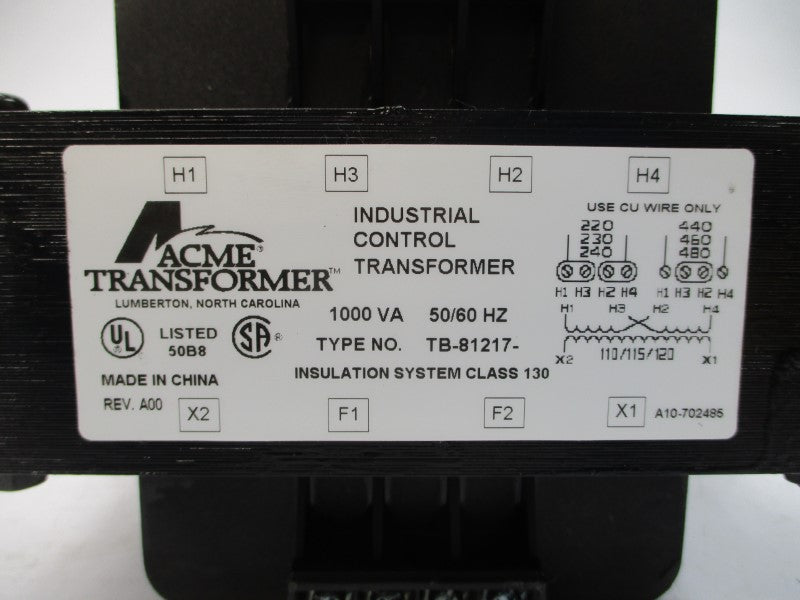 ACME TRANSFORMER TB-81217 240/480V NSMP