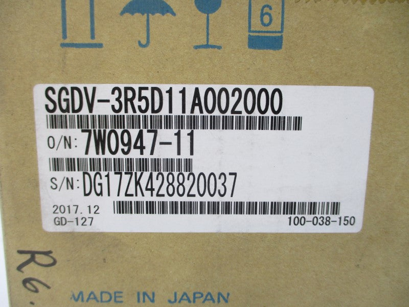 YASKAWA ELECTRIC SGDV-3R5D01A002000 380-480V 2.5A NSMP