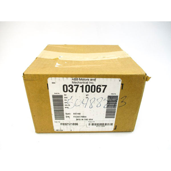 ABB MOTORS 03710067 0371160 NSFS