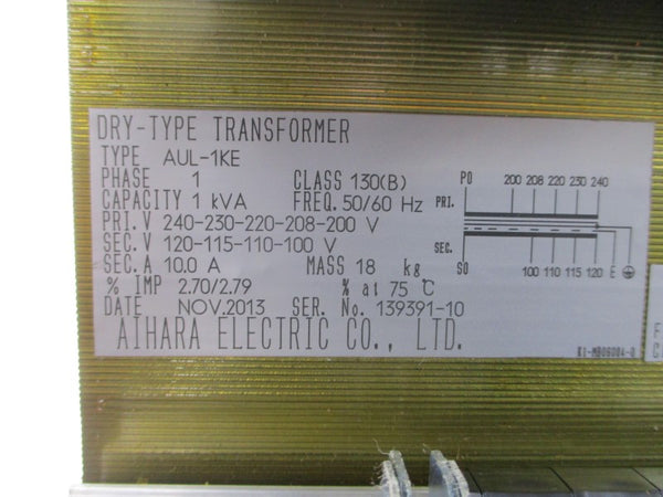 AIHARA ELECTRIC AUL-1KE 240V 10.0A UNMP