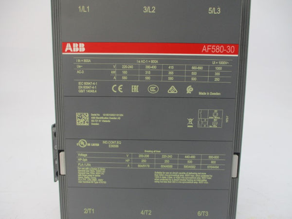 ABB AF580-30-11 1SFL617001R7011 100-250VDC 800A NSMP