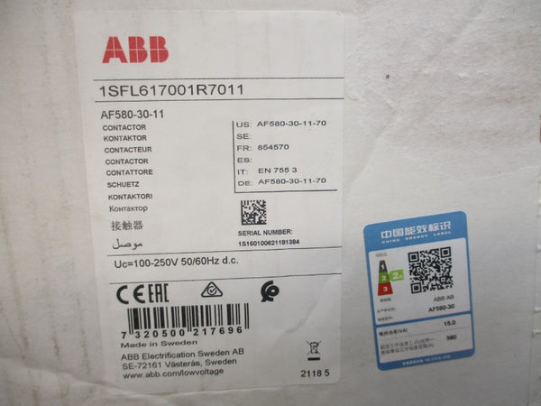 ABB AF580-30-11 1SFL617001R7011 100-250VDC 800A NSMP