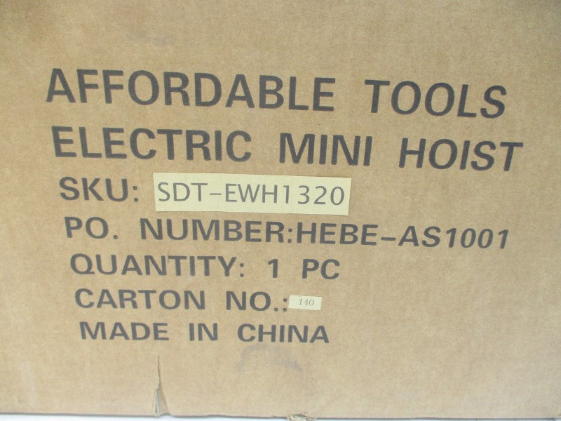 AFFORDABLE TOOLS SDT-EWH1320 110V 1320LBS NSMP