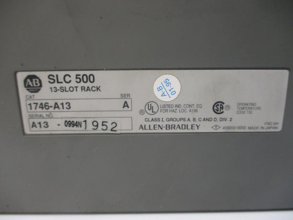 ALLEN BRADLEY 1746-A13 SER. A UNMP
