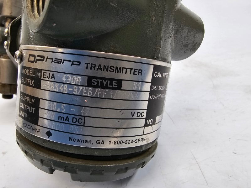 YOKOGAWA EJA430A-EBS4B-97EB/FF1/01/N4 10.5-42VDC 2000PSI NSNP