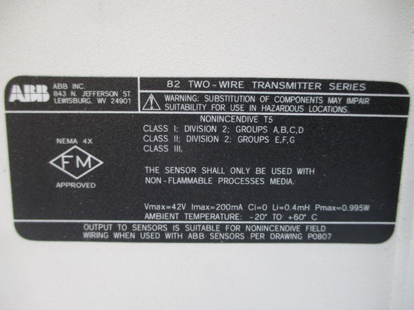 ABB TB82TE2010111 14-42VDC NSMP