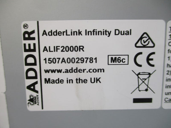 ADDER ALIF2000R 1507A0029781 5V 4A NSMP