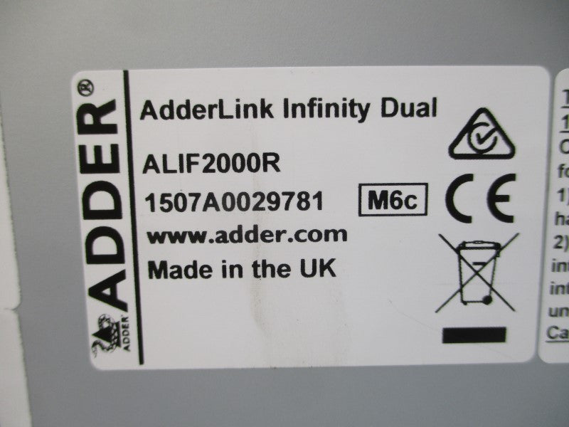 ADDER ALIF2000R 1507A0029781 5V 4A NSMP