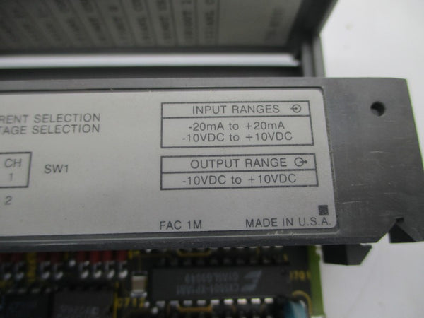 ALLEN BRADLEY 1746-NIO4V SER. A 10VDC UNMP