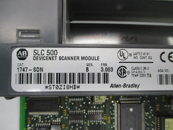 ALLEN BRADLEY 1747-SDN SER. B F/W 3.003 24VDC NSNP