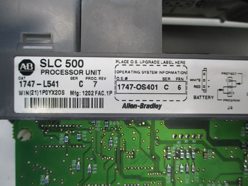 ALLEN BRADLEY 1747-L541 SER. C F/W 6 24VDC 1A NSNP