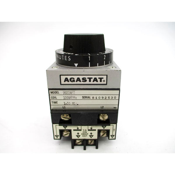AGASTAT 7022AFT 120V/240VAC 15A 1-10M NSNP