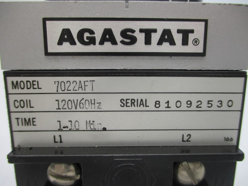AGASTAT 7022AFT 120V/240VAC 15A 1-10M NSNP