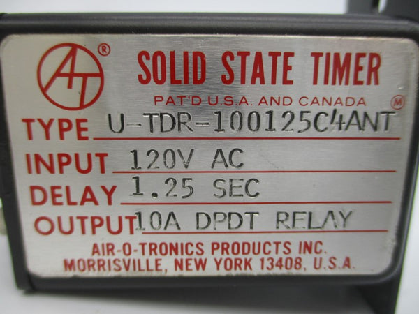 AIR-O-TRONICS U-TDR-100125C4ANT 120VAC 10A 1.25S UNMP
