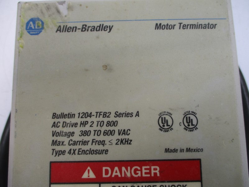 ALLEN BRADLEY 1204-TFB2 SER. A 380-600VAC (AS PICTURED) NSNP