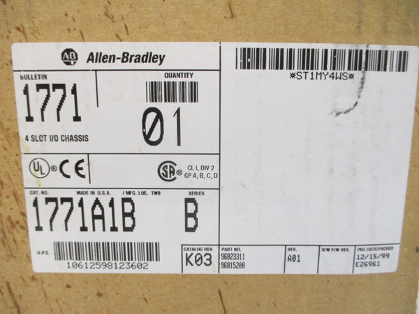 ALLEN BRADLEY 1771-A1B SER. B 5.25VDC 16A REV. K03 NSMP