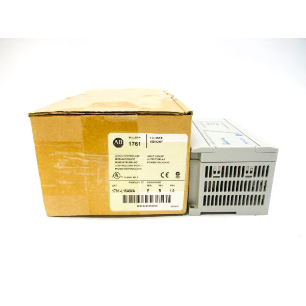 ALLEN BRADLEY 1761-L16AWA SER. E F/W 1.0 100/240VAC REV. B NSMP