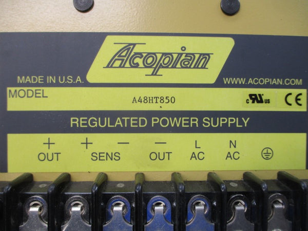 ACOPIAN A48HT850 NSNP