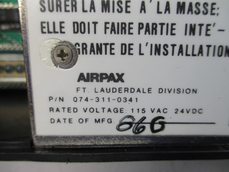 AIRPAX 074-311-0341 TACH-PAK3 115VAC NSNP
