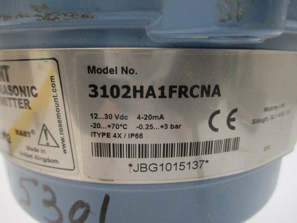 ROSEMOUNT 3102HA1FRCNA 12-30VDC NSNP