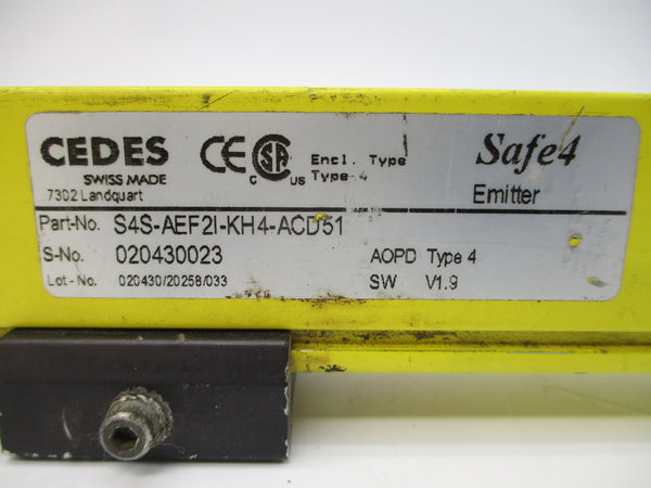 CEDES S4S-AEF2I-KH4-ACD51 24VDC UNMP