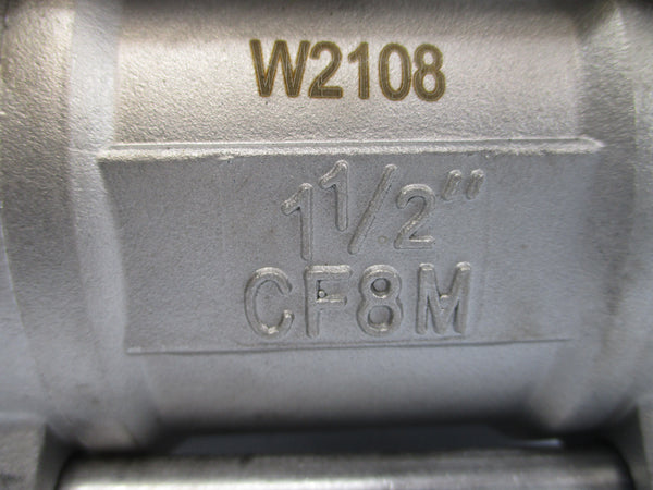 MIDWEST CONTROL W2108 CF8M 1-1/2" NSNP