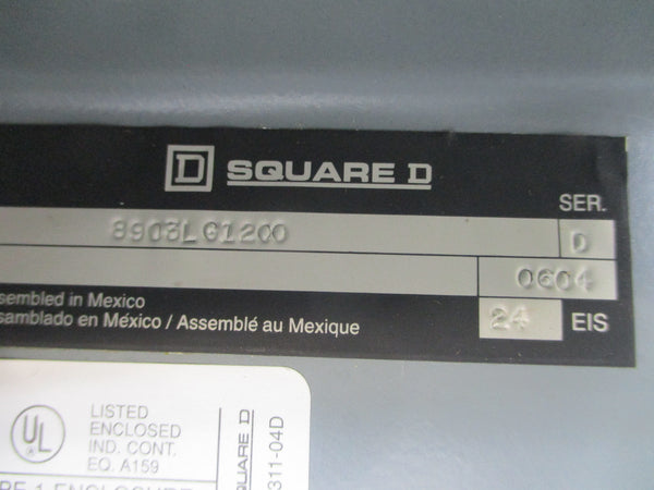 SQUARE D 8903LG1200V01 SER. D 24V 30A NSMP