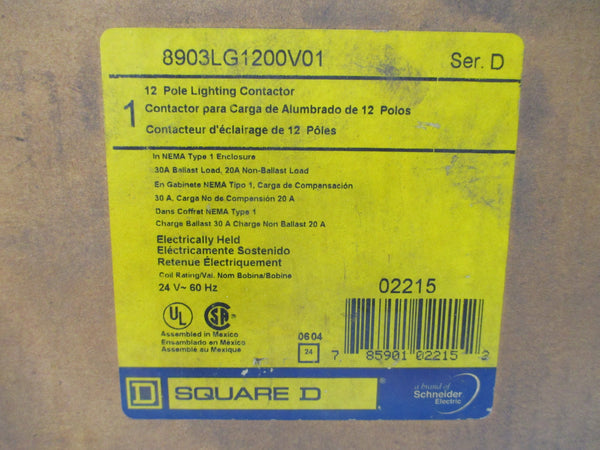 SQUARE D 8903LG1200V01 SER. D 24V 30A NSMP