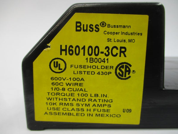 BUSSMANN H60100-3CR 600V 100A NSNP
