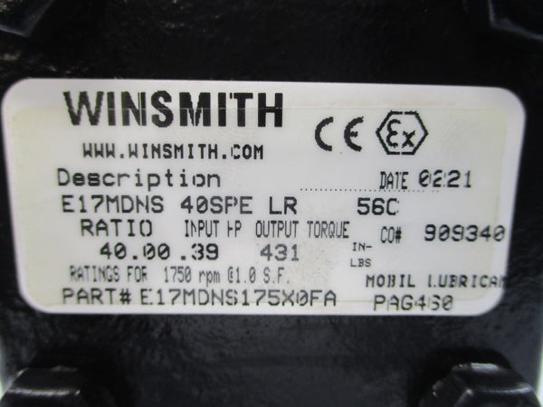 WINSMITH E17MDNS175X0FA E17MDNS40SPELR56C NSNP